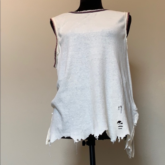 NWT Free People Distressed Tank - Picture 2 of 8